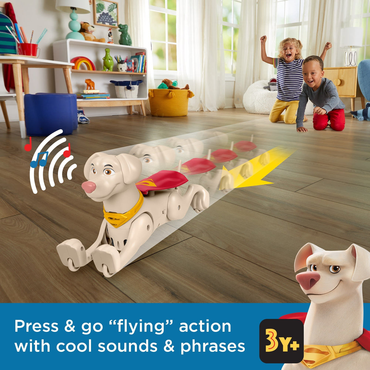 Fisher-Price DC League Of Super-Pets Rev & Rescue Krypto