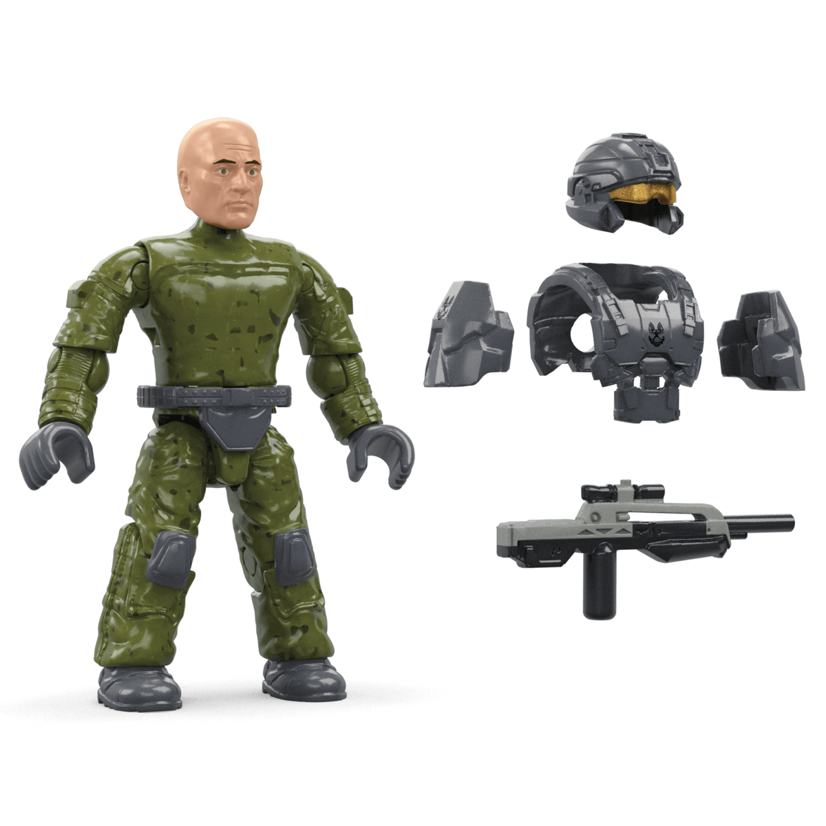 Mega  Halo  Coffret de Construction  Mongoose Fleetcom, 2 Figurines