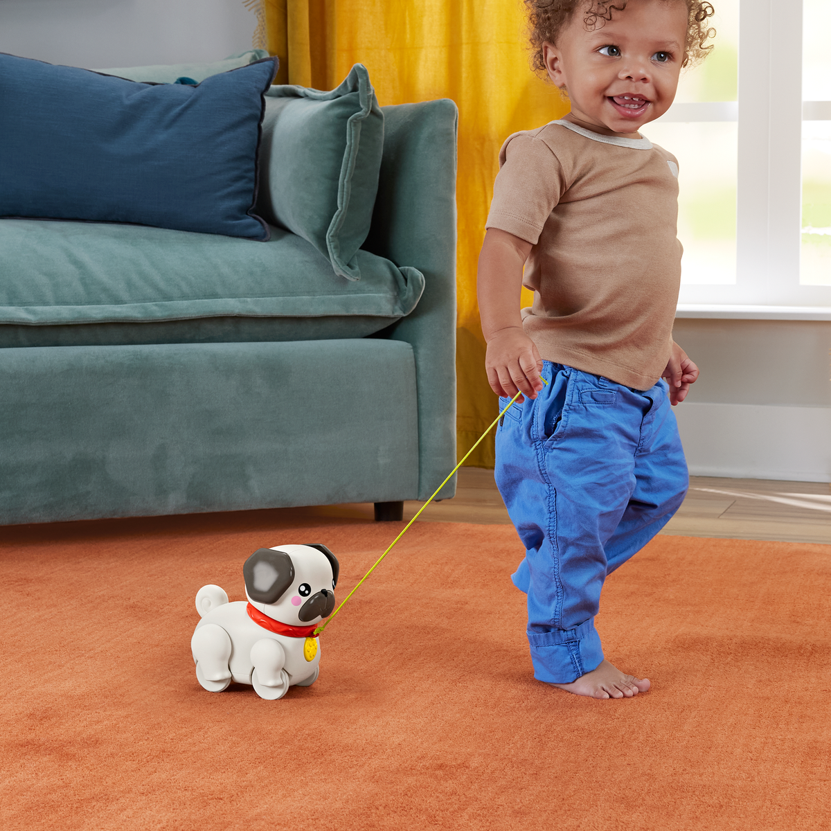 Fisher-Price-Mon Carlin à Promener-Jouet à Tirer Pour Bébé