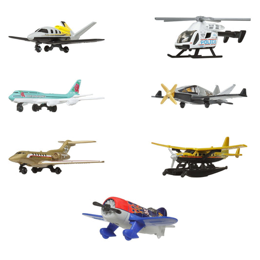 Matchbox Sky Busters, Toy Airplane, Helicopter, Space Shuttle Or Jet With Rolling Wheels And/Or Spinning Propellers