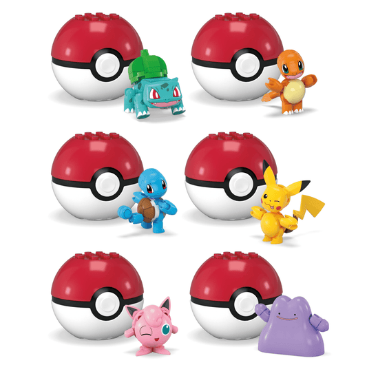 MEGA Pokémon Poké Ball Building Toy Kits With Action Figure For Kids