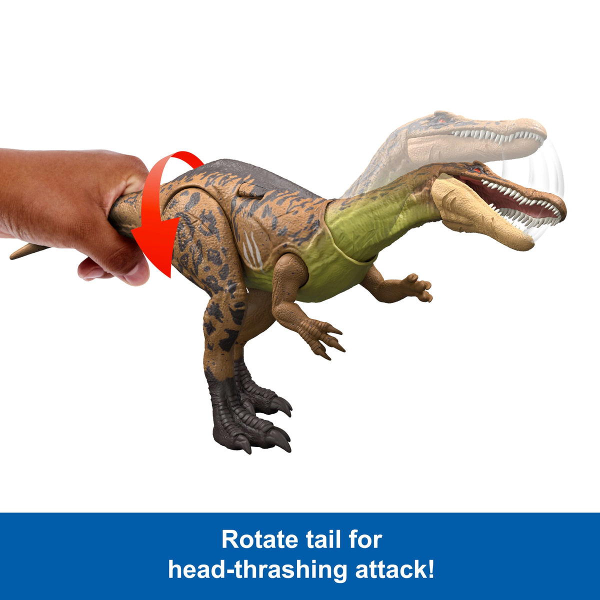 Jurassic World Gigantic Trackers Suchomimus Dinosaur Figure, Large Species Attack Toy, Chaos Theory