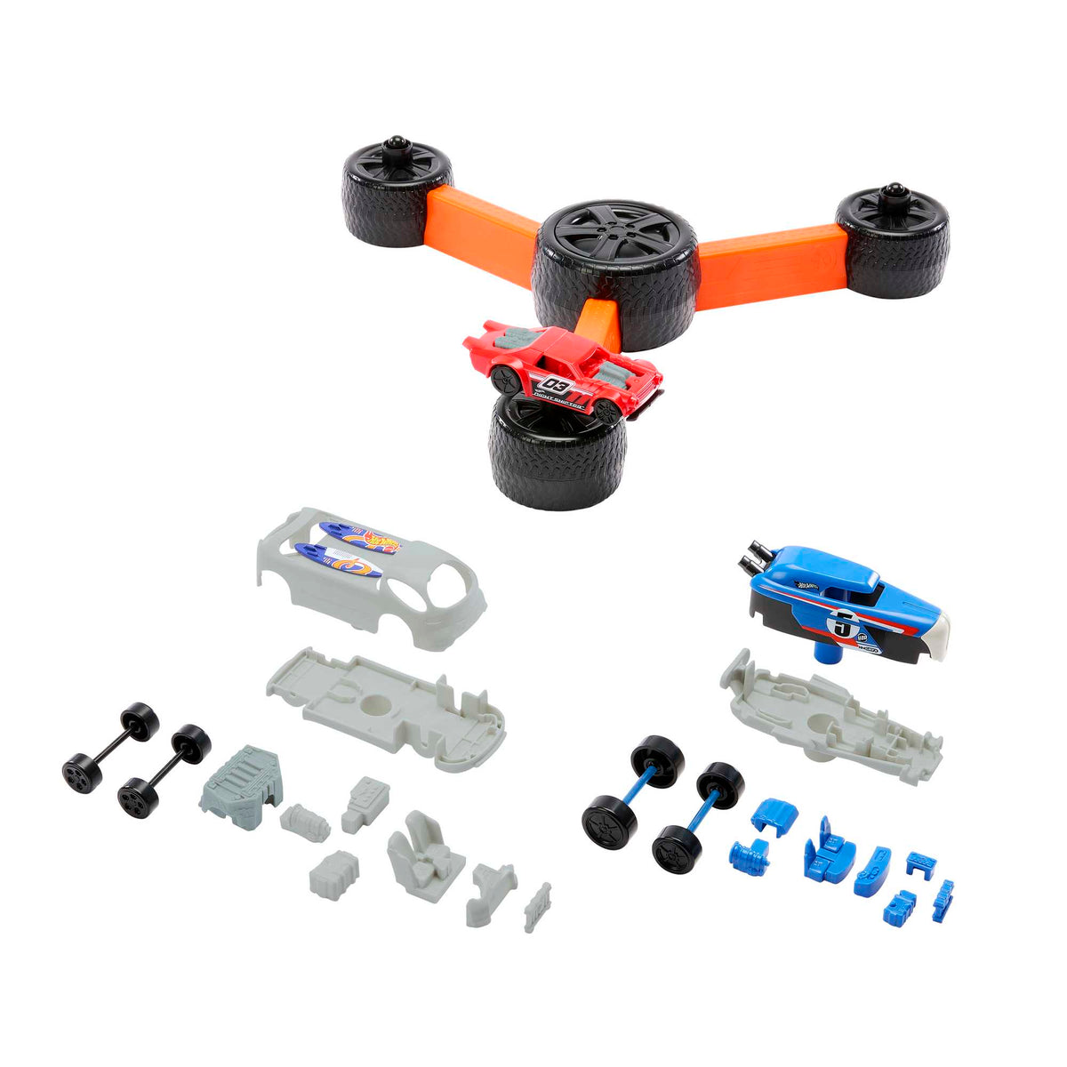 Hot Wheels Jeux Pour enfants Build ‘N Slam | Jeu de Véhicules
