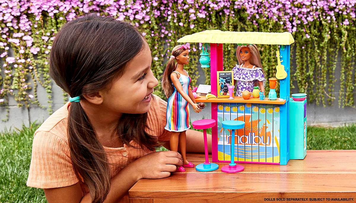 Barbie Loves The Ocean Beach Shack Playset, Made From Recycled Plastics