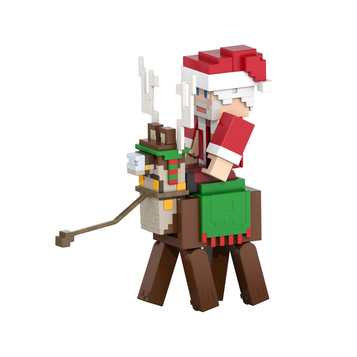 Minecraft Advent Calendar, 3 3.25-in Scale Action Figures, 17 Accessories & 4 Stickers