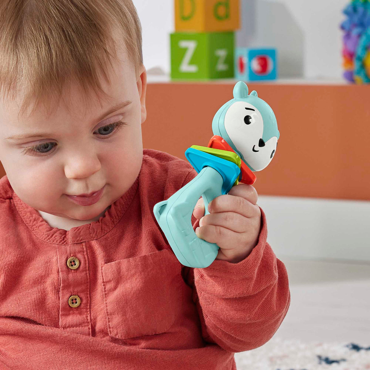 Fisher-Price Baby Sonaja para Bebés Sensimals Venado