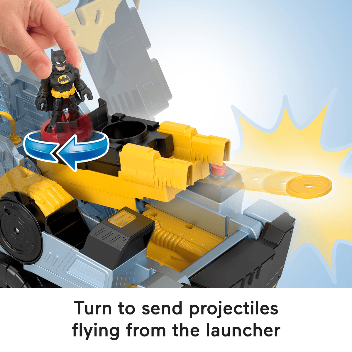 Imaginext DC Super Friends Transforming Bat-Tank With Batman Figure, Lights & Sounds