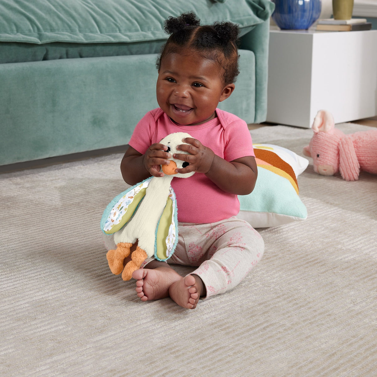 Fisher-Price  Mon Oie Câline, Jouet Sensoriel et Sonore Pour Bébé