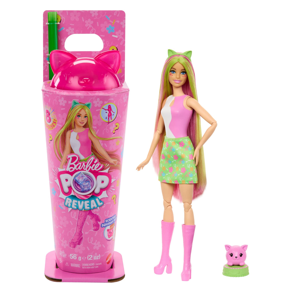 Barbie  Pop Reveal  Série Frappés  Poupée Parfumée et Acc.  Lapine