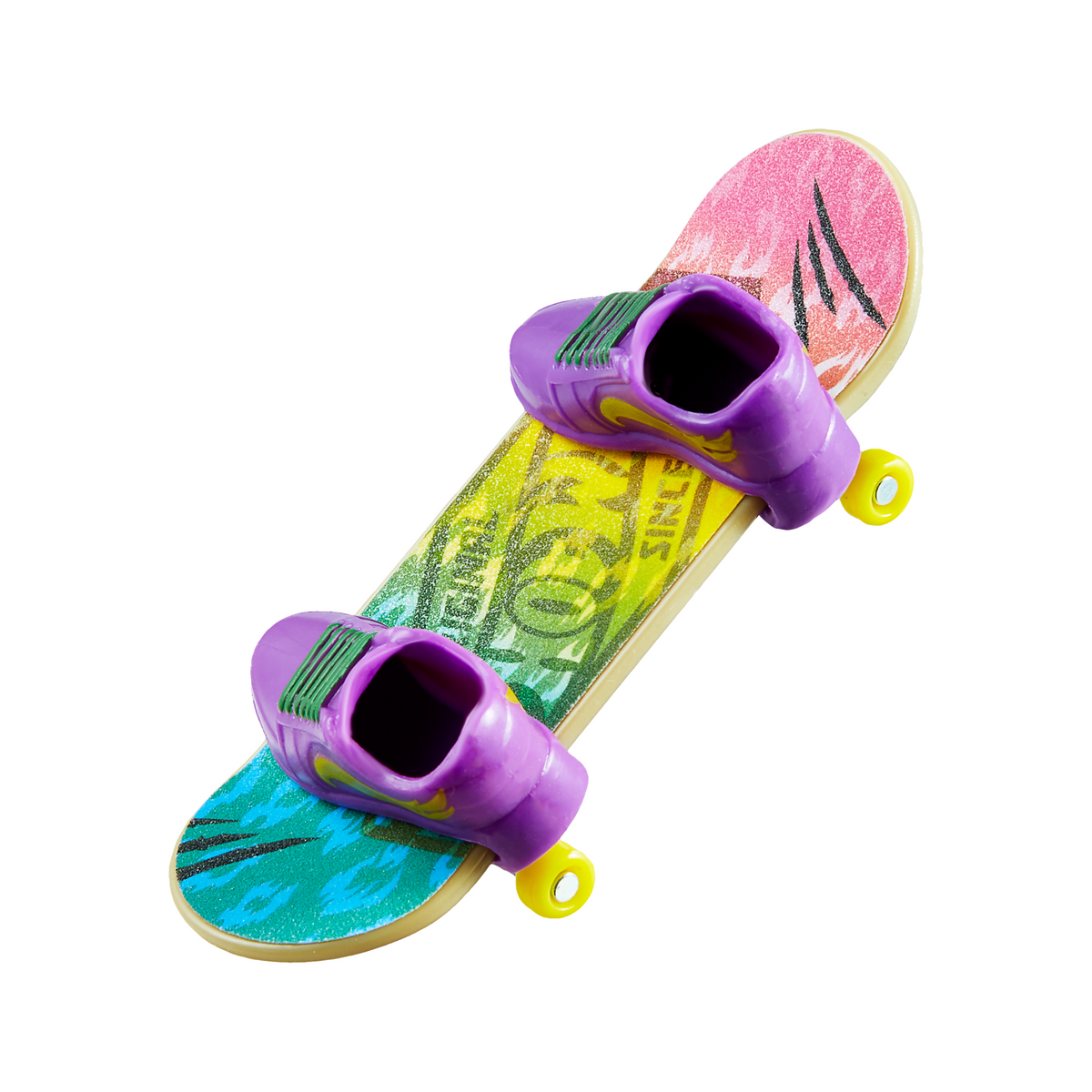 Hot Wheels Skate Vehículo de Juguete Patineta de Colección FELINE RISKY™ + SOLID MUSCLE™ con Diecast