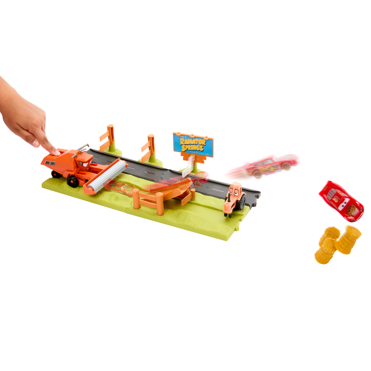 Disney/Pixar Les Bagnoles Coffret Fuite de Frank, Course et Cascades