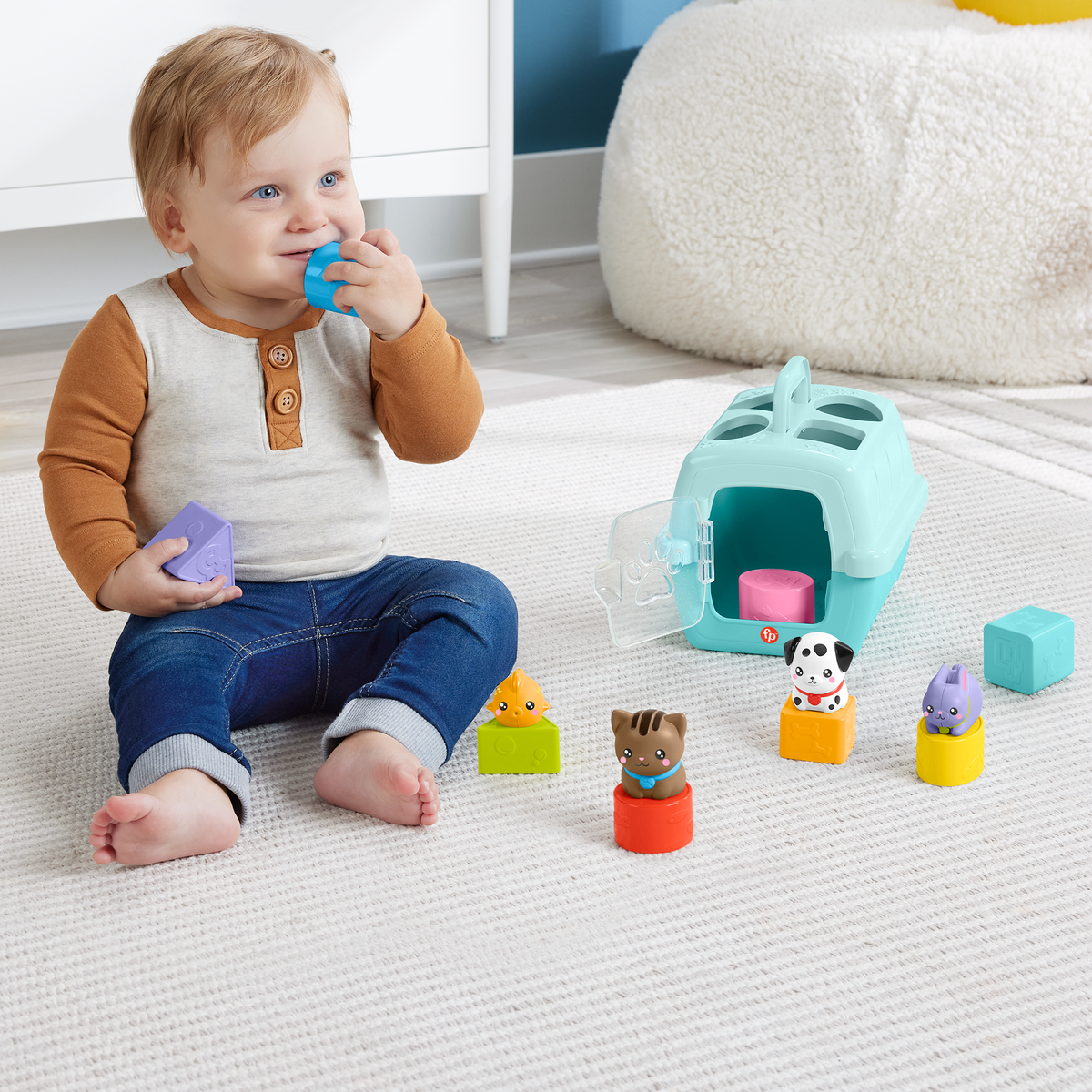 Fisher-Price®-Trieur Caisse de Transport D’Animaux-Trieur 8Blocs