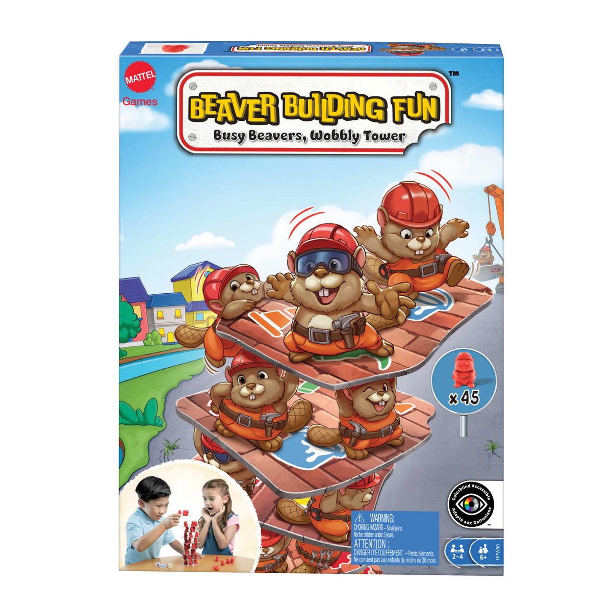 Castors Constructeurs, Jeu Pour Soirées en Famille, Soirées de Jeux
