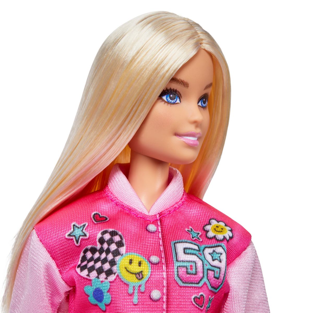 Barbie I Love School Toy Set With & 7 Accessories, Blonde Fashion Doll Wears Removable Look
