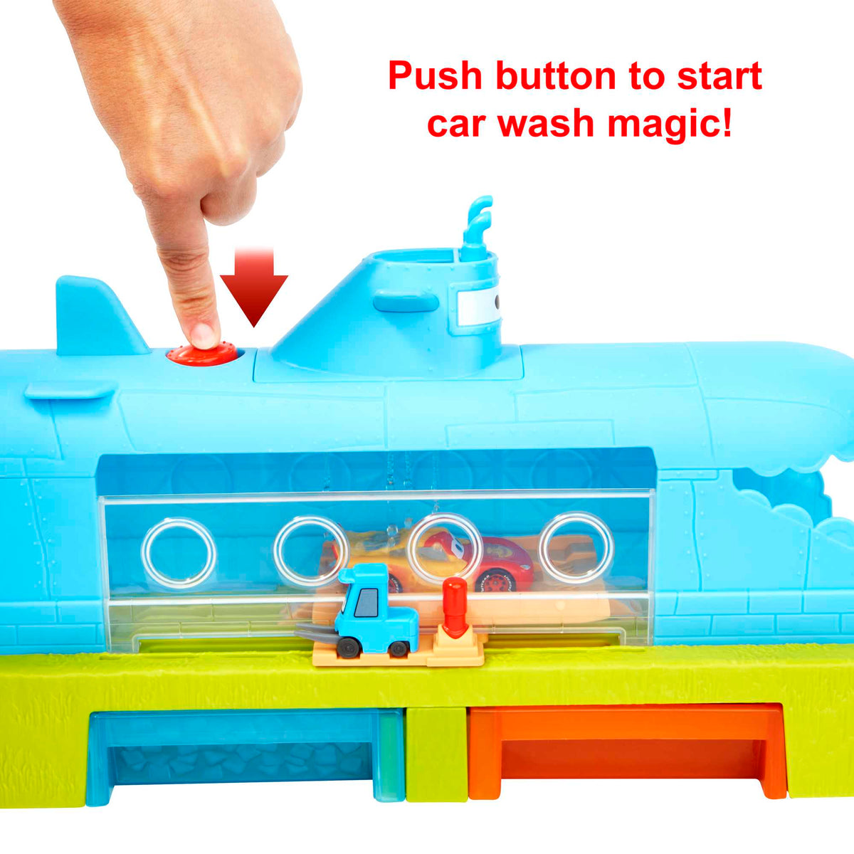 Disney And Pixar Cars Color Change Whale Car Wash Playset