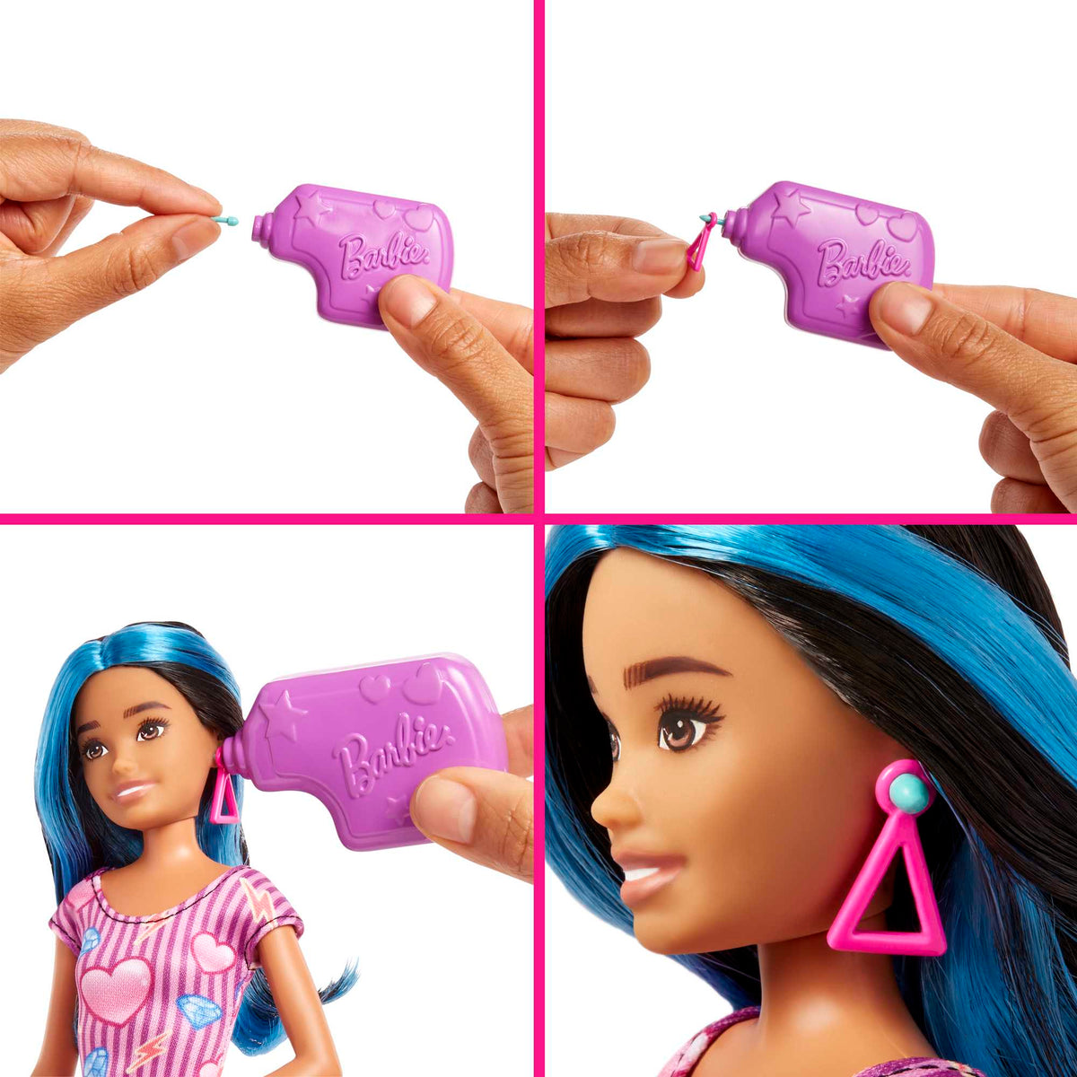 Barbie Toys, Skipper Doll And Ear-Piercer Set With Piercing Tool And Accessories, First Jobs