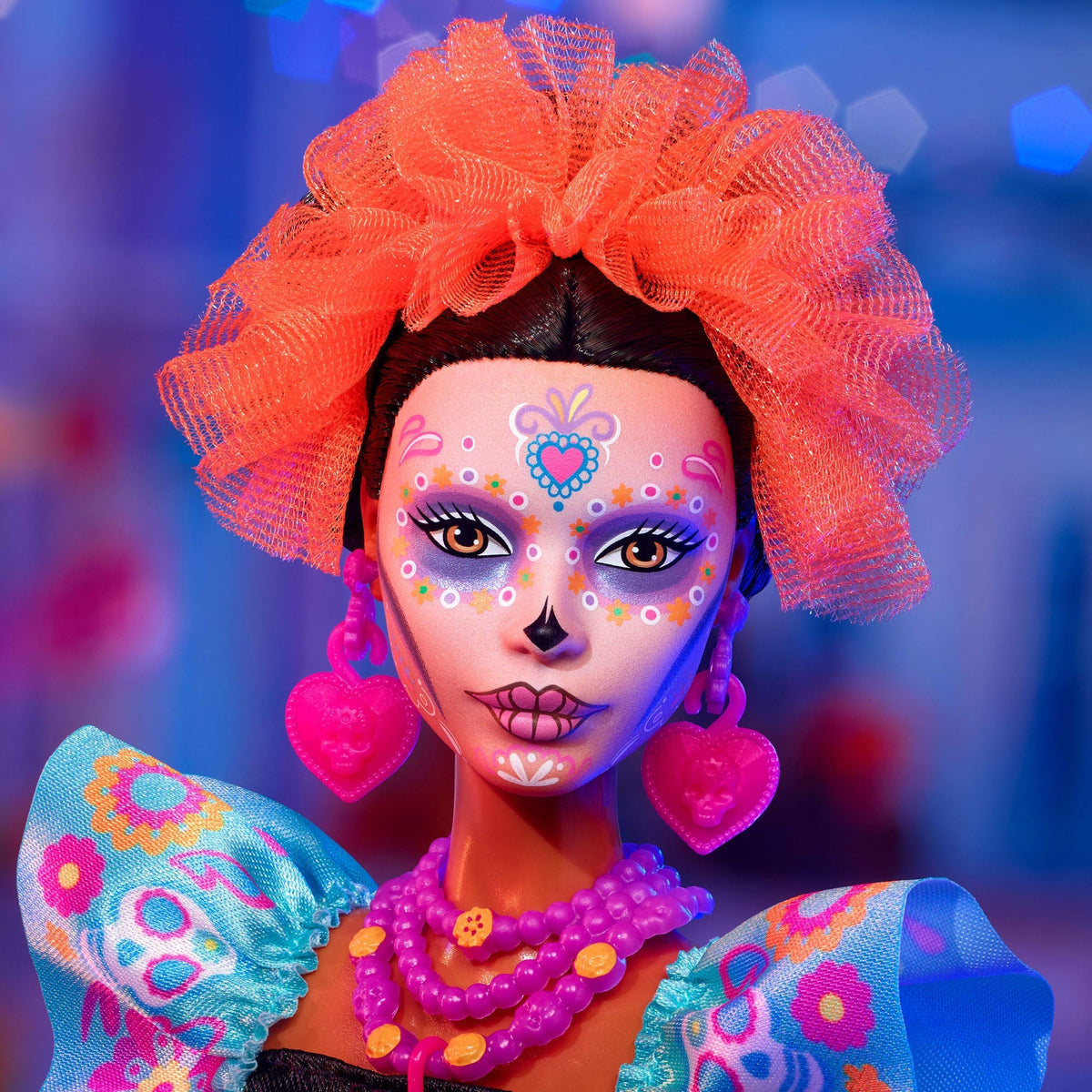 Barbie Signature Día De Muertos 2024 Collectible Doll in Ruffled Black Gown