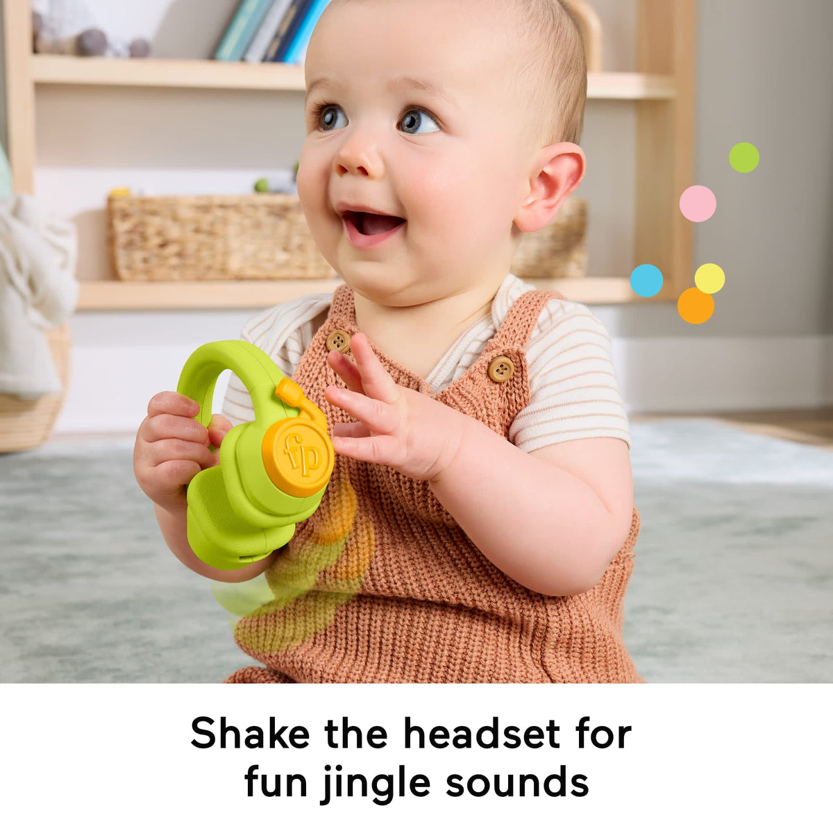 Fisher-Price Level-Up Little Gamer Gift Set, 3 Developmental Baby Toys For Newborns