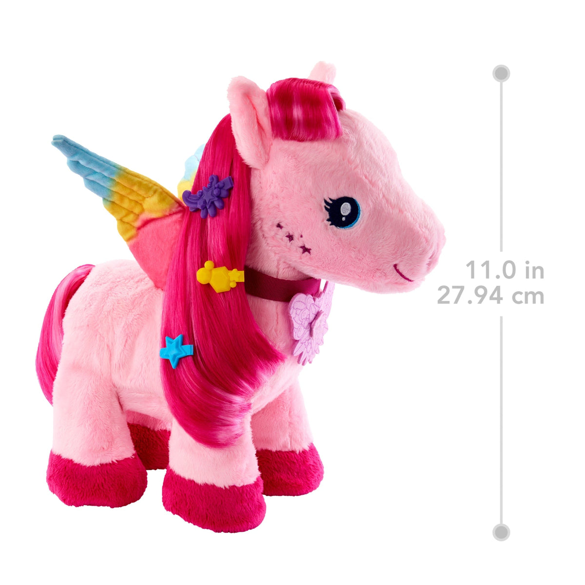 Barbie A Touch Of Magic Walk & Flutter Pegasus Plush