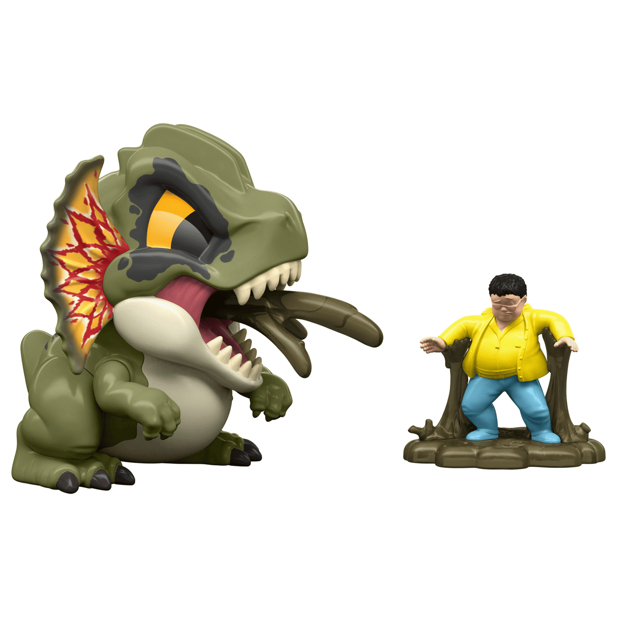 Jurassic World  Bite Club  Figurine  Dilophosaure, de Collection